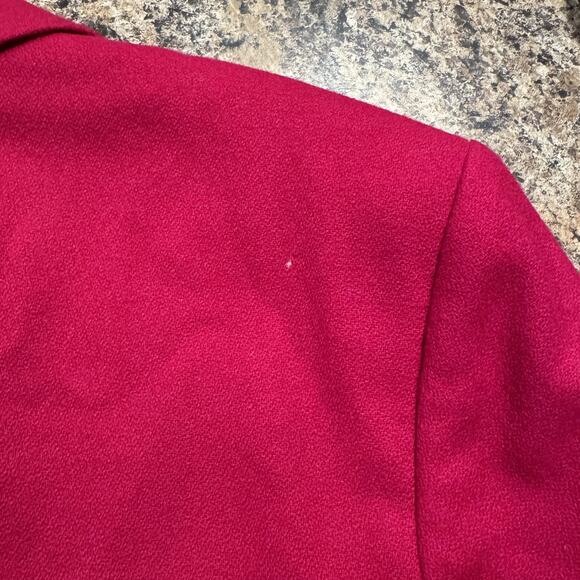 Vintage Pendleton Jacket Blazer Wool Minimalist Classic 90s Professional Red 16 - Picture 6 of 8